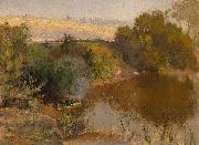 Walter Withers The Yarra below Eaglemont oil on canvas